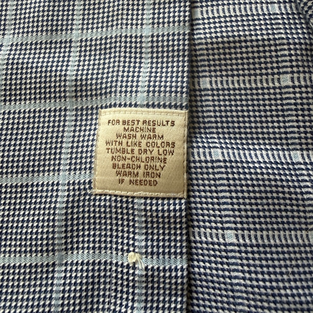 Peter Millar Gray Checkered Button Down Shirt - image 5